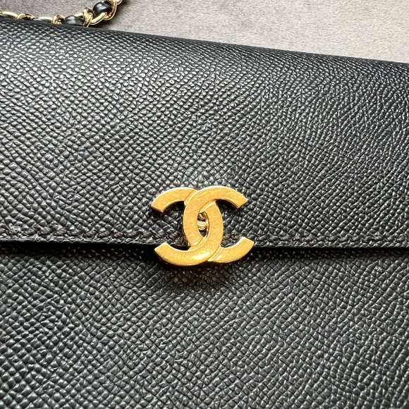 Sold. Chanel vintage caviar black clutch wallet - Picture 8 of 17
